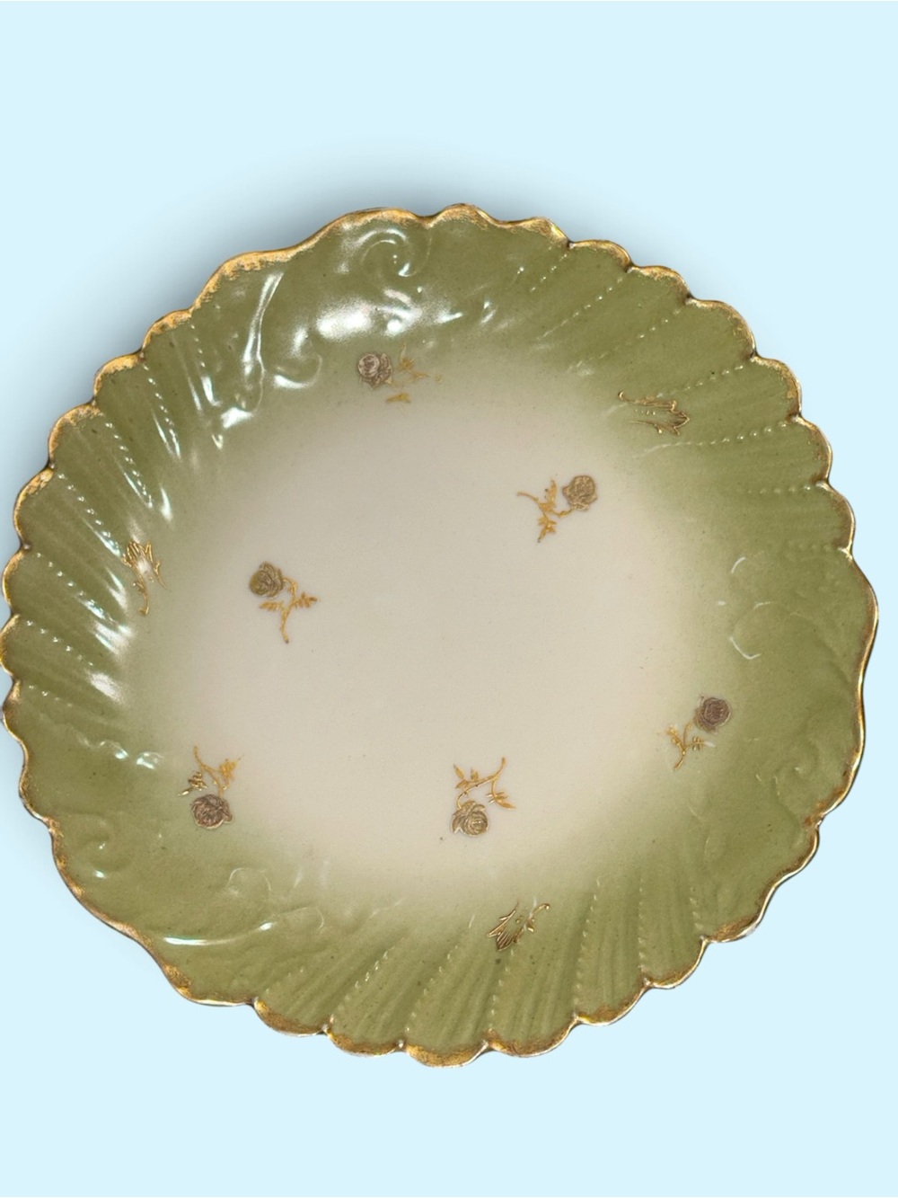 Antique Limoges Porcelain Plate by Haviland & Co Limoges 1876-1889